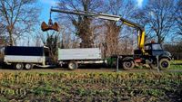 Achterhoekszand Unimog met autokraan